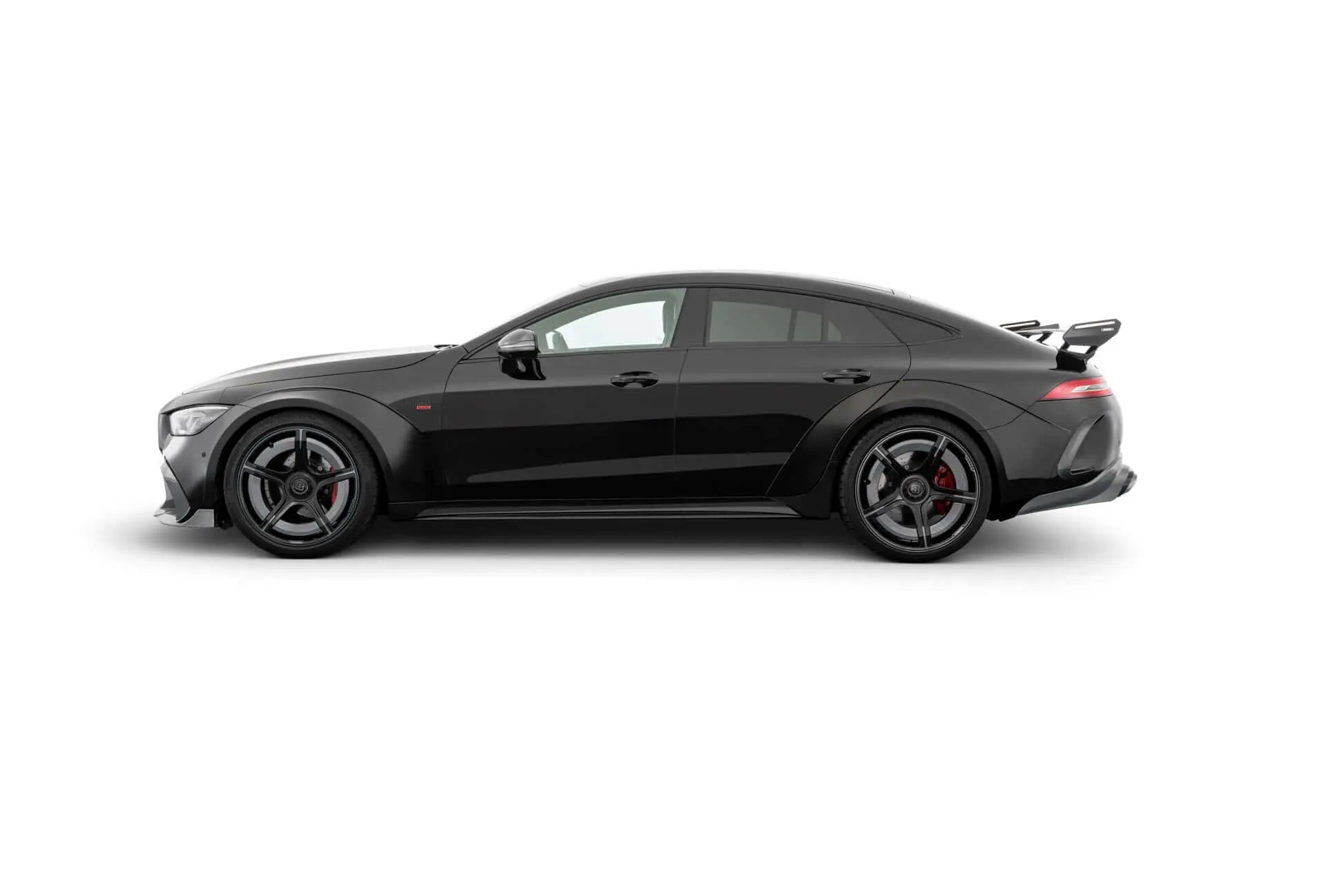 Brabus Rocket 1000 in side profile with widebody arches and carbon aero