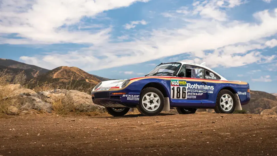 Porsche 959 Paris-Dakar chassis 010015 in Rothmans #186 livery