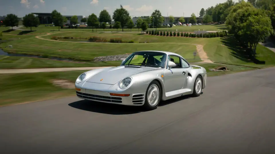 Porsche 959 Komfort in Polar Silver