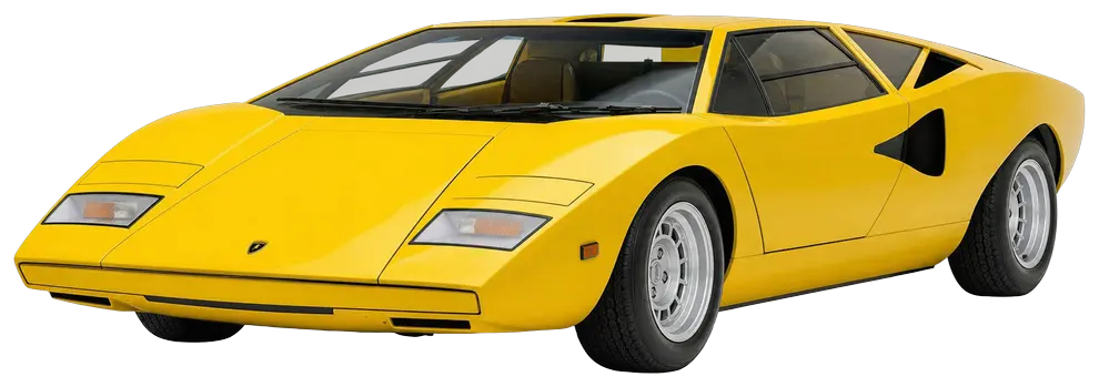 Lamborghini Countach LP400 — reference silhouette