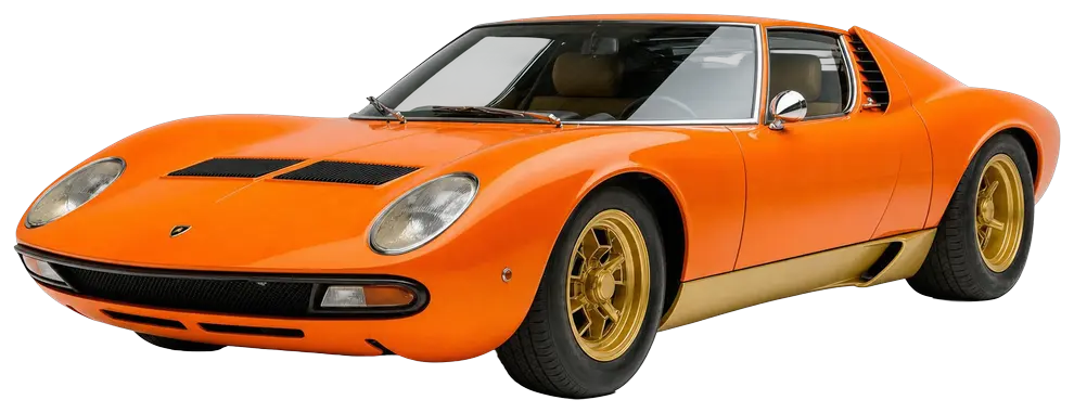 Lamborghini Miura SV — reference silhouette