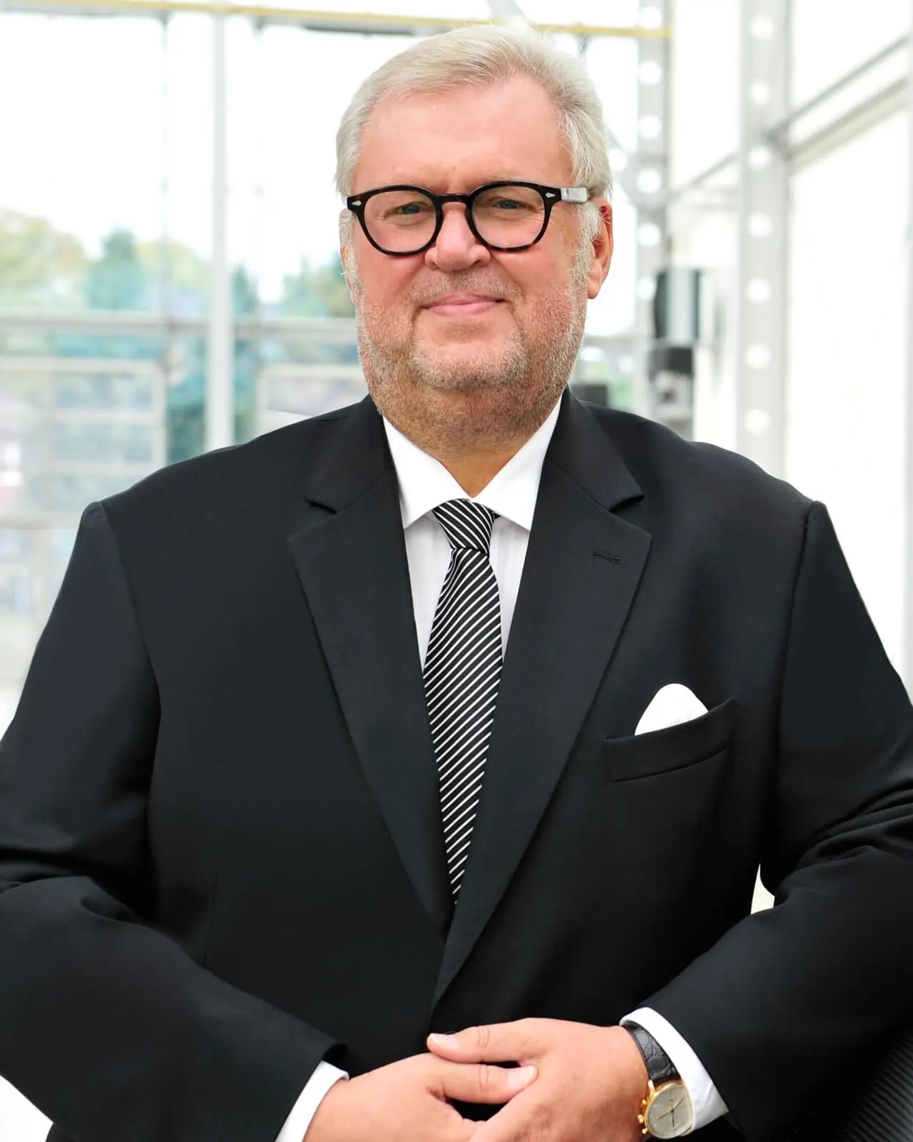 Portrait photograph of Bodo Buschmann, founder of Brabus